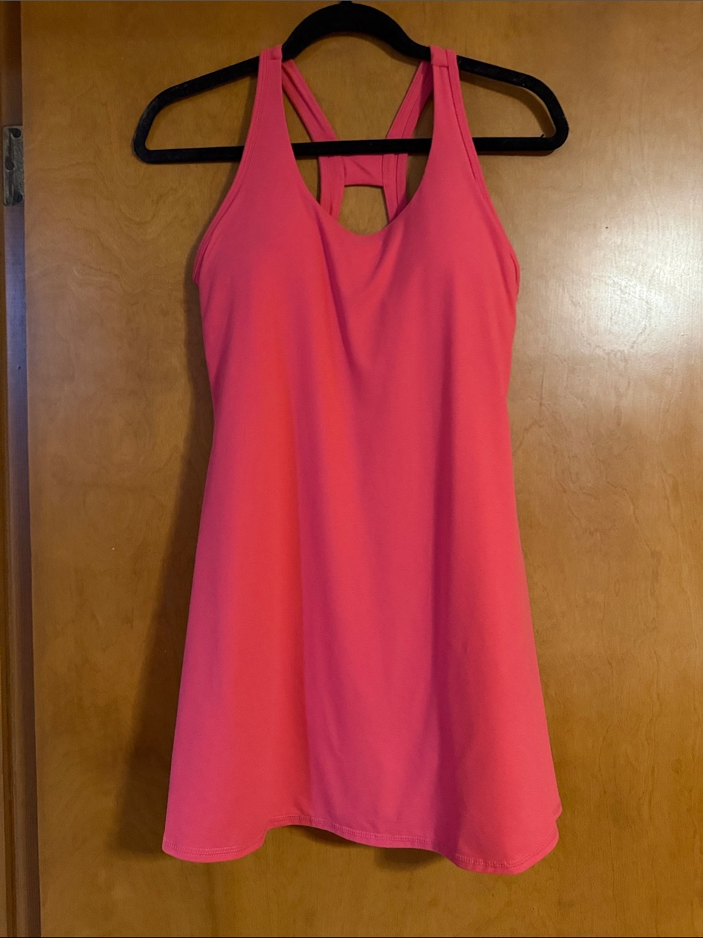Bright Pink Athletic Tank Dress
